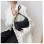 2022 Popular Women's Bag New Korean Fashion Cloud Single Shoulder Zipper Bag High-Grade Portable Easy Carry Lady  Bag