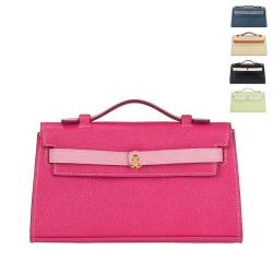 Fashion Vegan Leather Luxury Lock Ladies Small Handbags Custom Logo Classic Hand Bags High Quality Trendy Crossbody Bag Women