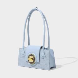 2024 Custom Crocodile PU Leather Underarm Bag For Fashion Women Ladies Handbag