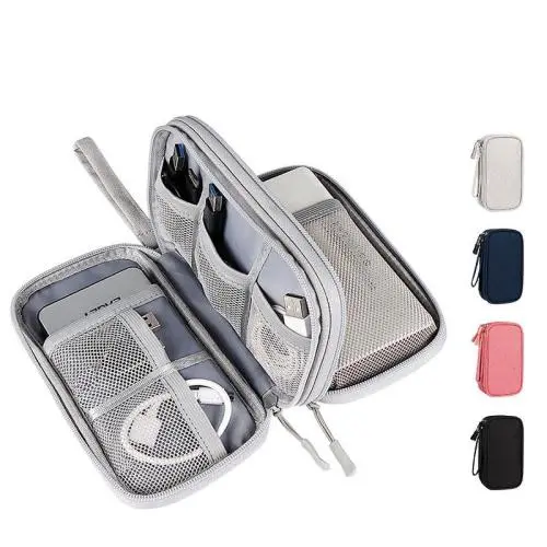 New Mini Design Flat USB Charge Cable Organizer Travel Digital Electronics Accessories Waterproof Portable Storage Bag For Sale New Mini Design Flat USB Charge Cable Organizer Travel Digital Electronics Accessories Waterproof Portable Storage Bag For Sale