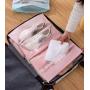 ZWY284 Travel Foldable Waterproof Transparent Shoe Bag PEVA Lightweight Outdoor Anti-Dust Storage Bag Wholesale Daily Organizer