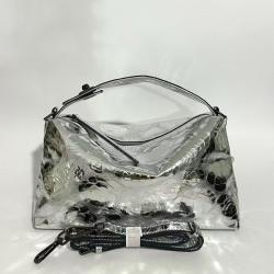 REALER Snake Pattern Genuine Leather Female Shoulder Crossbody Bags Ladies Totes Hand bags Real Leather Hobos handbags for women