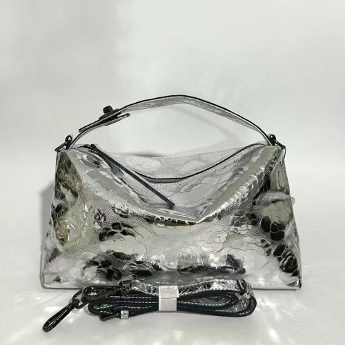 REALER Snake Pattern Genuine Leather Female Shoulder Crossbody Bags Ladies Totes Hand bags Real Leather Hobos handbags for women