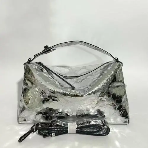 REALER Snake Pattern Genuine Leather Female Shoulder Crossbody Bags Ladies Totes Hand bags Real Leather Hobos handbags for women