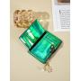 2024 New Women's Ultra thin Lacquer Leather Bright Multi functional Card Bag