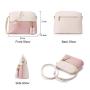 LOVEVOOK 2022 OEM Custom logo Leather Ladies Hand Bag Sets for Work Designer Luxury Shoulder Bag Women Purses and Handbag