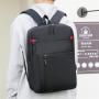 ZR791 Backpack Laptop Bag Oxford Waterproof Fabric USB Charge 14 inches Large High Quality Zipper Backpack Business Schoolbag