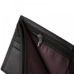 ZF204 Fashion Casual Short Wallet Vertical Head Layer Oil Wax Cowhide Men Leather Money Clip Waterproof