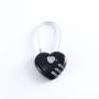 ZR412 Mini Love Lock Wholesale Wire Rope Password Lock Red Book Bag Case Metal Burglar Prevention