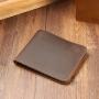 XL300 Handmade Men's Genuine Leather Short Wallet Soft Comfortable Purse Gift Packaging Box Card Holders Accept Customized Logo