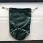 Custom Shape Velvet Packaging Bag Super Soft Oliver Velvet Drawstring Bag With Round Bottom