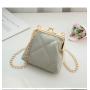 2024 Minimalist Chain Embroidered Small Crossbody Bag Fashionable Lady's Handbag Mini Purse Shoulder Bag for Women