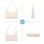 New elegant ladies Small Shoulder Bag Handbags Women Clutch Purse Solid Zipper Fashion Messenger Bag for Dating Party Shopping