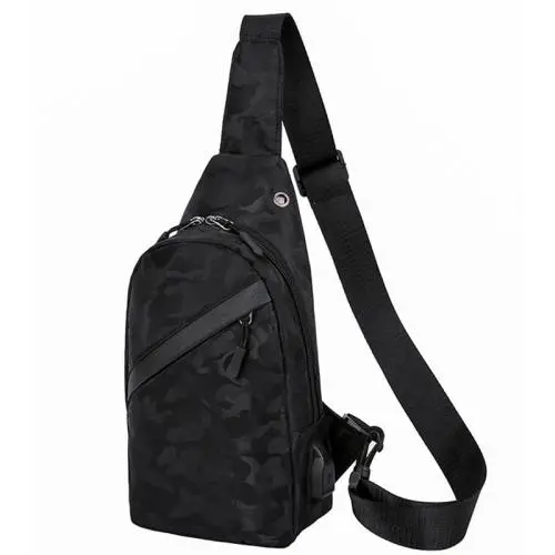 KBW455 New Casual Single Shoulder Crossbody Bag Cell Phone Outdoor Sports Travel  Bag Camouflage Men Chest Bag