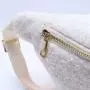 RTS Low MOQ Custom Designer Waist Bag Crossbody Fashion Cute Fancy Super Soft Teddy Cloth White Sherpa Large Fanny Packs
