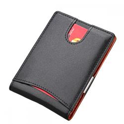CUT002 Classical Men Wallet Genuine Leather Multi-functional Coin Purse Wallets For Men High Quality Money Clip