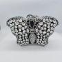 New luxury stone clutch bag butterfly inlaid with diamonds woman evening bags rhinestone bags purse