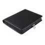 A4 Size PU Vegan Leather Document Zipper Padfolio Folder Office Resume Folder