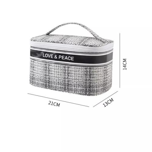 wholesale promotional custom logo black multi Color zipper pu leather makeup bag cosmetic bags