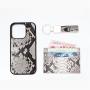OEM ODM Luxury Real Snake Skin Leather Phone Cases For Iphone13 14 15 Pro Max Promax Keychain Card Holder 3 Pcs Set