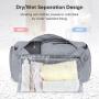 Latest Waterproof Sports Gym Oxford Duffel Bag Lightweight Carry On Tote Luggage Bag With Shoe And Wet Clothes Compartments