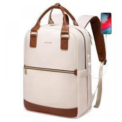 LOVEVOOK custom factory school backpack water resistant for ladies travel business work large 15.6 17in women laptop backpacks