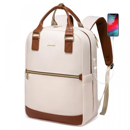 LOVEVOOK custom factory school backpack water resistant for ladies travel business work large 15.6 17in women laptop backpacks