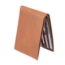Leather wallet for men with RFID Bifold slim leather men wallet