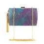 New Handheld Banquet Bag with Colorful Satin Tassel Banquet Bag