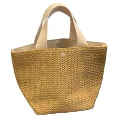 ZR435 Women Woven Bag Carrying New Seaside Summer Beach Vacation Versatile Retro Handbag Girl Bag Woolen Cloth Shopping Bag