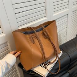 Simple Fashion Ladies Elegant Big Tote Bags Shopping Handbags Women Large Capacity Shoulder Underarm Tote Bag