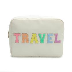 Glossy Packaging Bags for Make Up Pouch Kid Jelly Case With Zipper Waterproof Cosmetic Bag