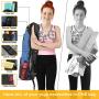 Yoga Mat Holder Carrier Yoga Backpack With  Water Bottle Holders Full Zip Yoga Mat Carrying Bag for Women Men Gym Sport Travel