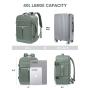 LOVEVOOK Travel Backpack for Women, 40L Carry On Backpack Flight Approved, Waterproof Personal Item Travel Bag Fits 17.3 Laptop