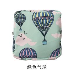 Cute Portable Large Capacity Tampon Bag Cotton Embroidered Storage Bag Zipper Fashion Ladies Bag