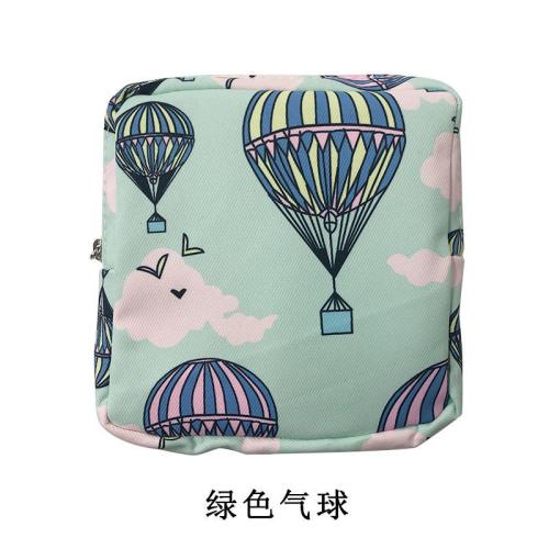 Cute Portable Large Capacity Tampon Bag Cotton Embroidered Storage Bag Zipper Fashion Ladies Bag