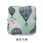 Cute Portable Large Capacity Tampon Bag Cotton Embroidered Storage Bag Zipper Fashion Ladies Bag