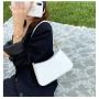 The New Pu Leather Pure Bag Small Crowd Is Fashionable And Versatile Single Shoulder Bag Wholesale Net Red Mobile Phone Bag