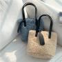 New Fashion Plain Tote Bag Luxury High Quality Soft Plush Hand Bag Simple Lovely Small Faux Fur Tote Bag