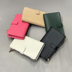 Wholesale women genuine leather RFID long zipper Men Clutch Purse Mobile Phone Bags Wallet for ladies