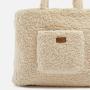 2023 Custom Logo Korean Style Handbags Fashionable Shoulder Bags Furry Winter Casual Tote Bags For Women