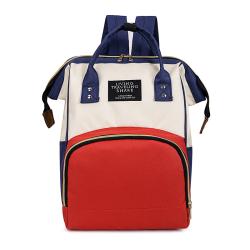 2024 Luxury Polyester Large Mom Baby Diaper Bag Backpack Custom Logo Diaper Bag