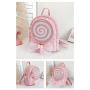 Fashionable Girl Backpack Designer Ita Bag Clear PVC Custom Ita Bag Pin Display