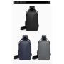 ZWY186 Wholesale Oxford Waterproof Men Fashion USB Chest Bag Combination Lock Casual Crossbody Bag Outdoor Travel Shoulder Bag