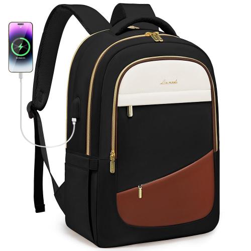 LOVEVOOK New Style Fashion Laptop Backpack School Travel Business Daypack with USB Teacher Nurse Student Smart laptop backpack