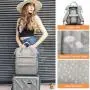 LOVEVOOK 2023 new arrival PU leather fashion retro backpack purse for women mini 12.5in 14in travel work school laptop backpacks