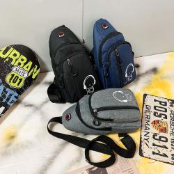 Wholesale Fashion Designer Sling Messenger Bag Phone Chest Bag Oxford Cloth Custom Crossbody Shoulder Bag Men