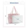 Custom popular women's handbags lightweight fluffy tote bags suitable for travel work winter shopping bag ladies handbags