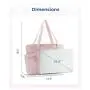 Custom popular women's handbags lightweight fluffy tote bags suitable for travel work winter shopping bag ladies handbags