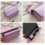 KBW125 2023 Ramadan Offers Hot Sale Simple PU Textured Shoulder Messenger Bag Casual Girls Mini Bag